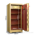 home solid steel large capacity fingerprint safe box